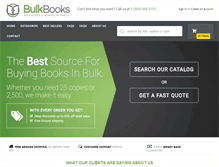 Tablet Screenshot of bulkbooks.com